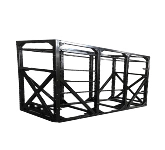 Frame box for battery